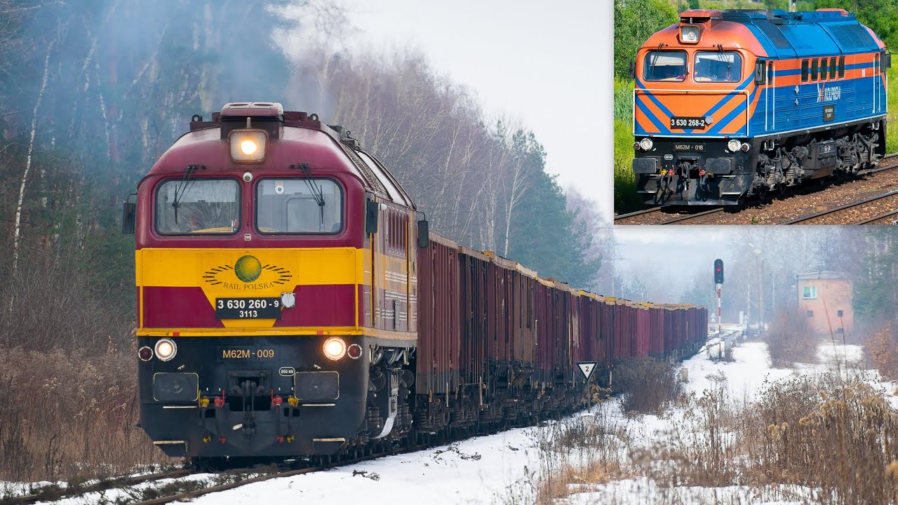 Potęga amerykańskiego dwusuwa - lokomotywy M62M z silnikiem EMD 645E3