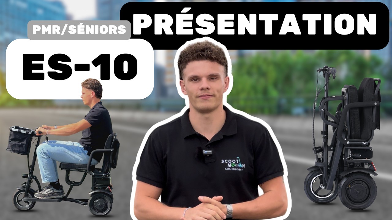 PRÉSENTATION ET ESSAI DU MEILLEUR TRICYCLE POUR PMR ET SÉNIORS | Modèle ES-10 #tricycle #pmr #ebike