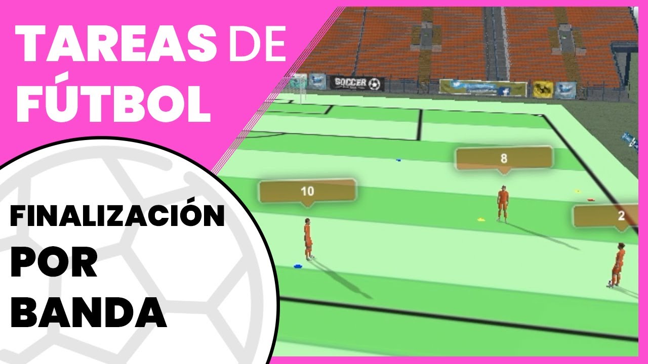 ✴️  Ejercicios de FINALIZACIÓN en fútbol (automatismos en banda)