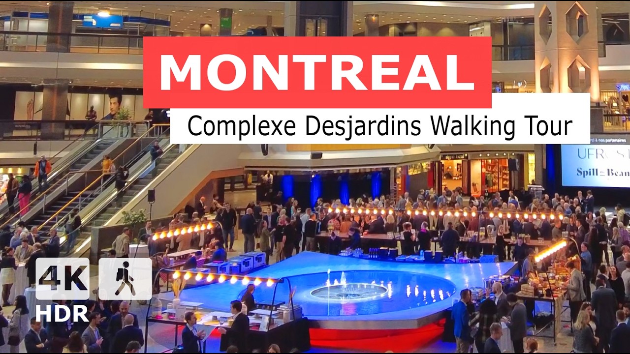 [ 4K ] Exploring Complexe Desjardins: A Walking Tour | Montreal 2024 🇨🇦