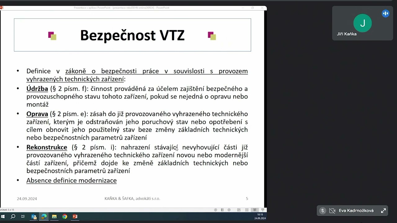 OPRAVY A REKONSTRUKCE V PRAXI   mgr. Jiří Kaňka