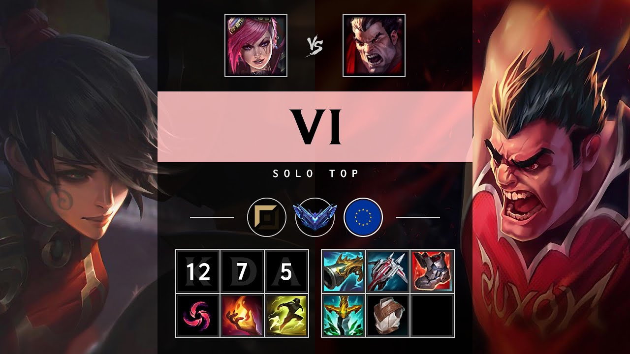 Vi Top vs Darius - EUW Diamond Patch 25.13