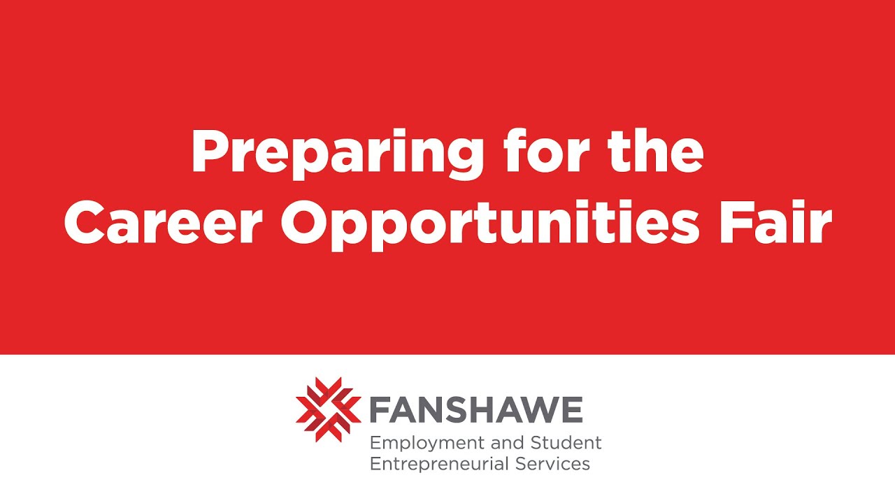 Preparing for the Career Opportunities Fair