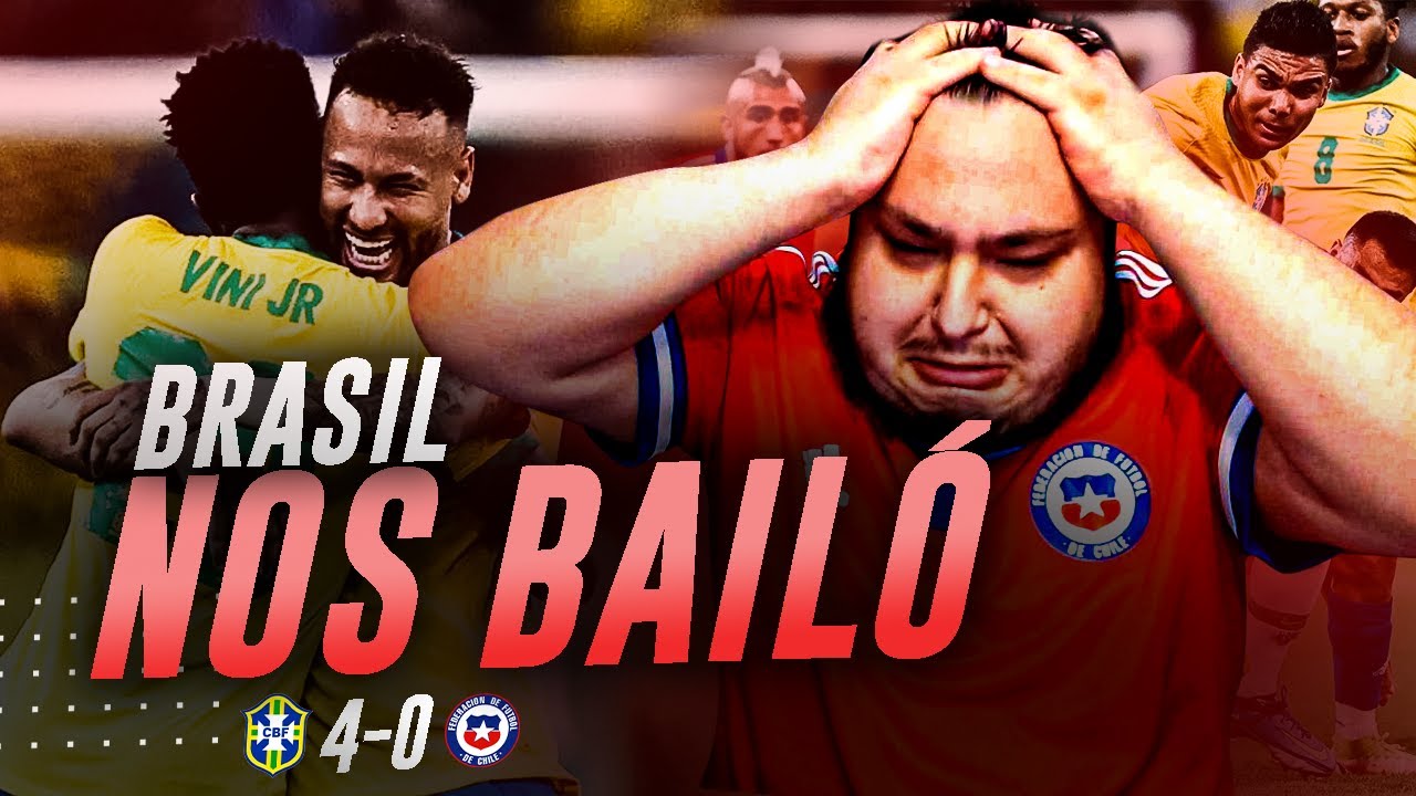 NOCHE NEGRA EN EL MARACANA 😔 Brasil 4 Vs 0 Chile - Vídeo Reacción | Resumen Completo