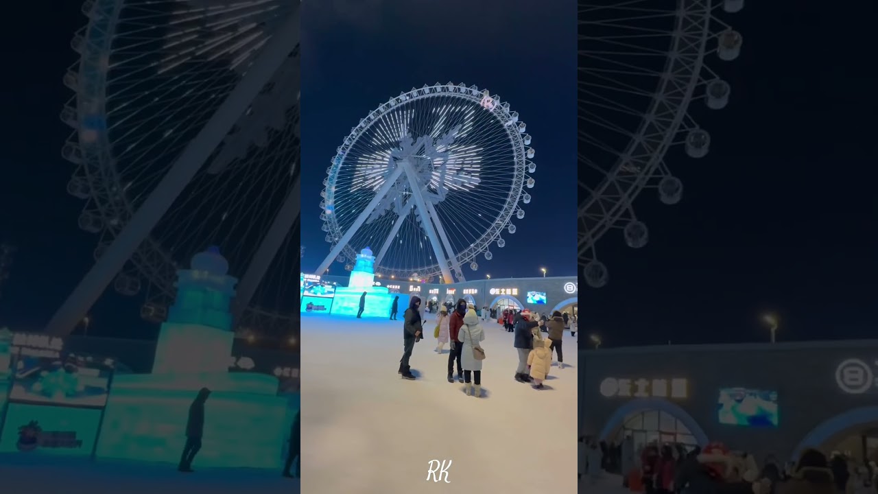 ❄️Harbin Ice & Snow World. Extremely Cold -21 DegreeC🥶 