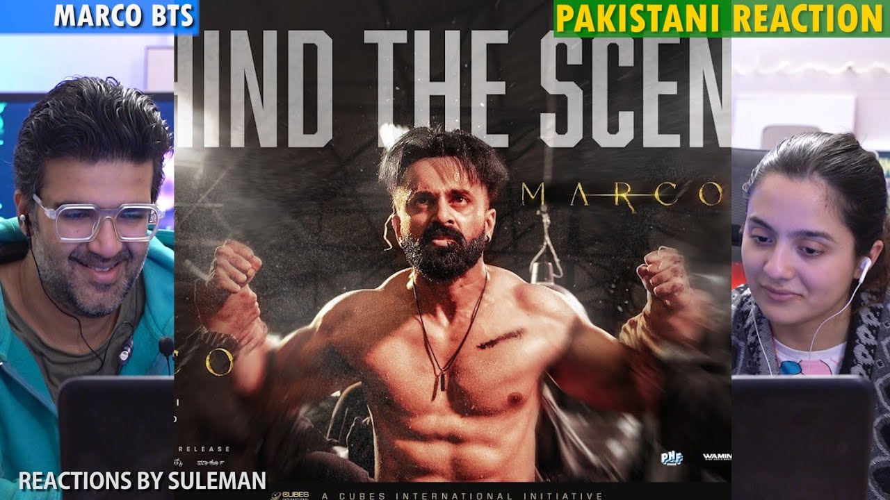 Pakistani Couple Reacts To Marco BTS | Heavy Action Making | Unni Mukundan | Shareef M