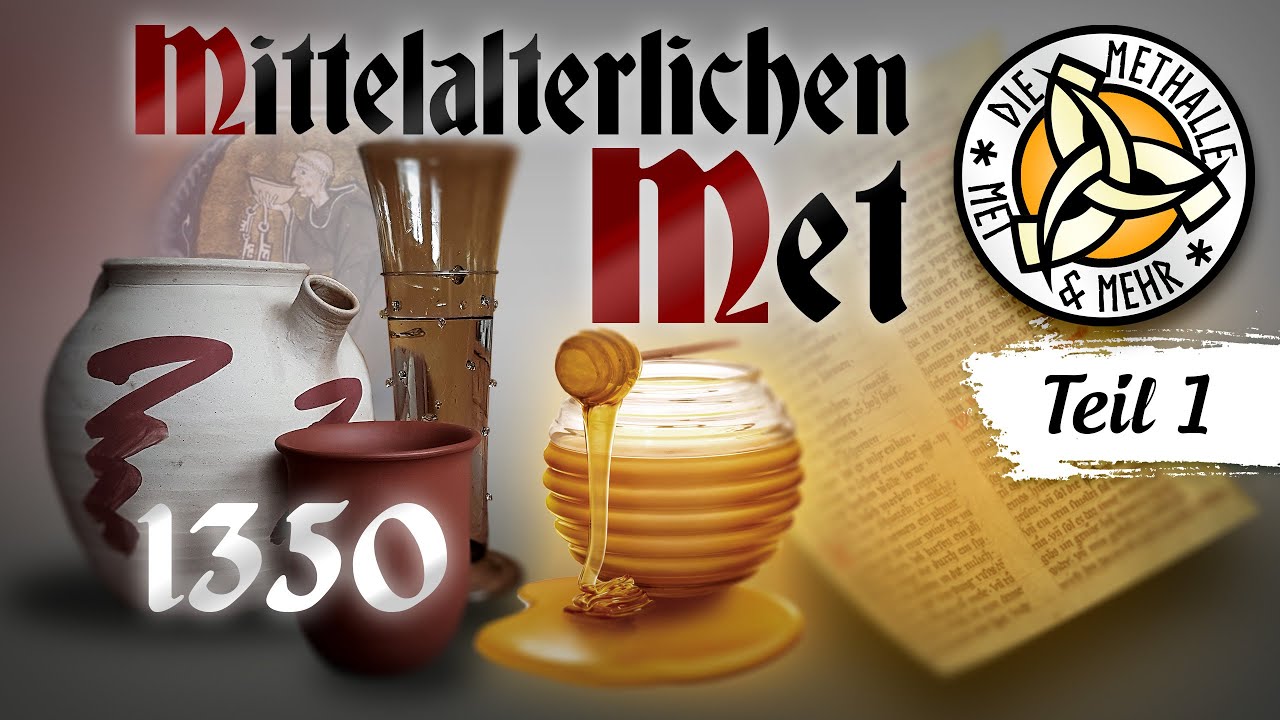 Mittelalterlichen Met / Honigwein nach uraltem Rezept selber machen [ mit Hopfen ] - Teil 1