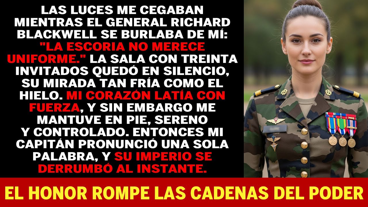 El General Blackwell Me Llamó “Basura” — Hasta Que Las Palabras De Mi Capitán Lo Derrumbaron