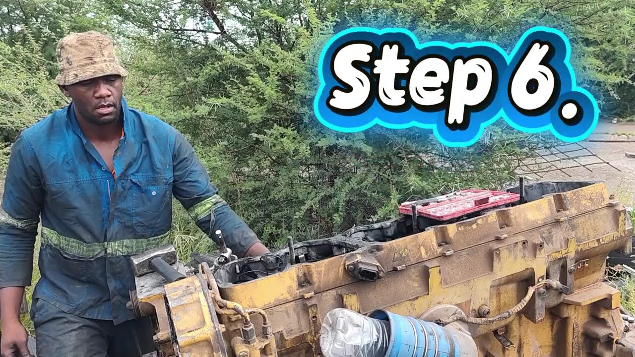 How to remove camshaft from a Cat C 15 engine DIY#trucking #mechanic