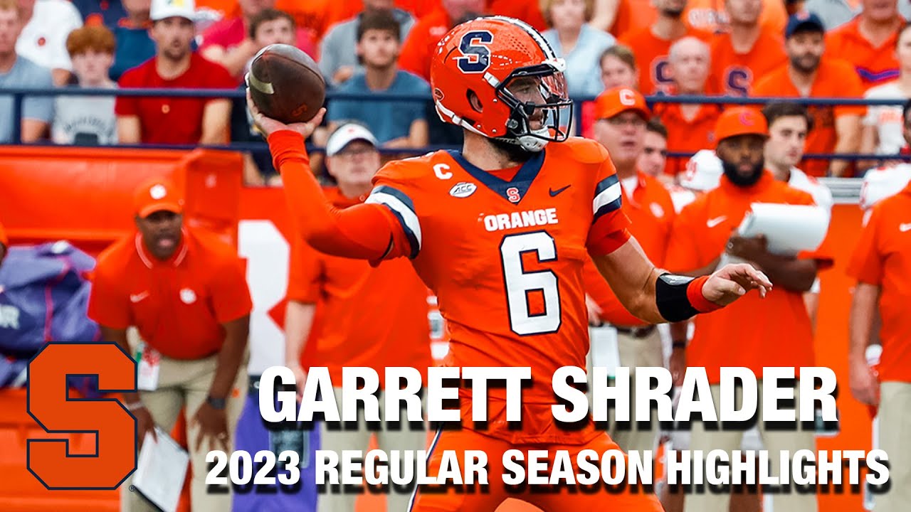 Garrett Shrader 2023 Regular Season Highlights | Syracuse QB