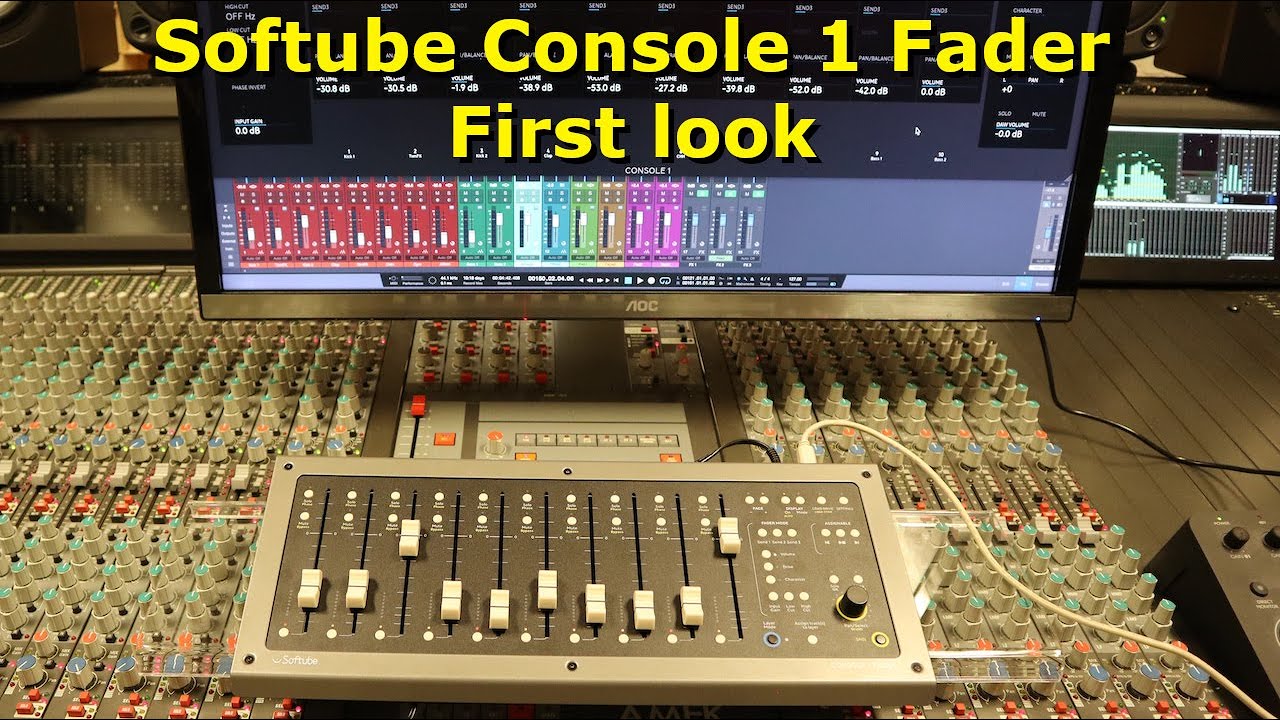Softube Console 1 Fader controller first look