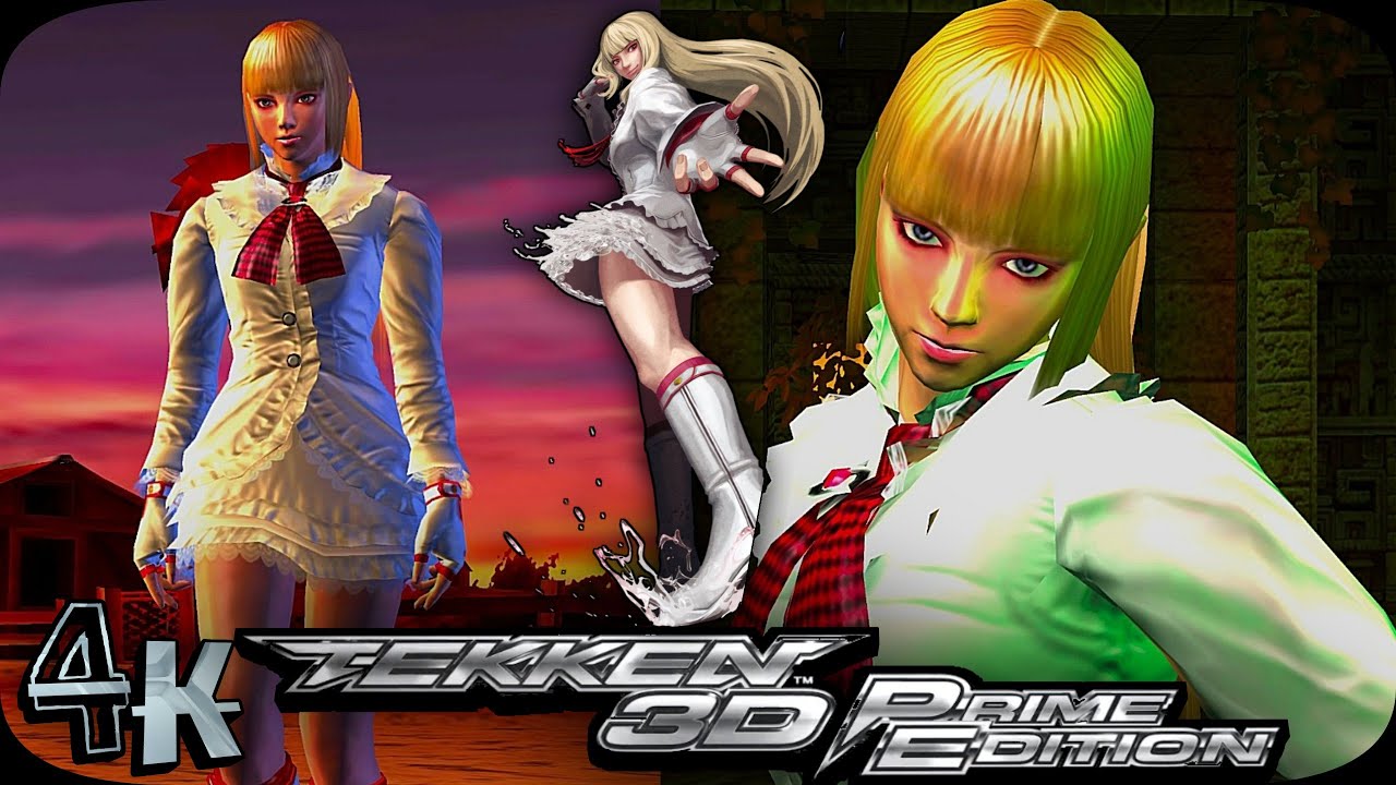 Tekken 3D Prime Edition | Lili Rochefort (White Outfit) | Citra(3DS)| 4K 60 FPS Gameplay.