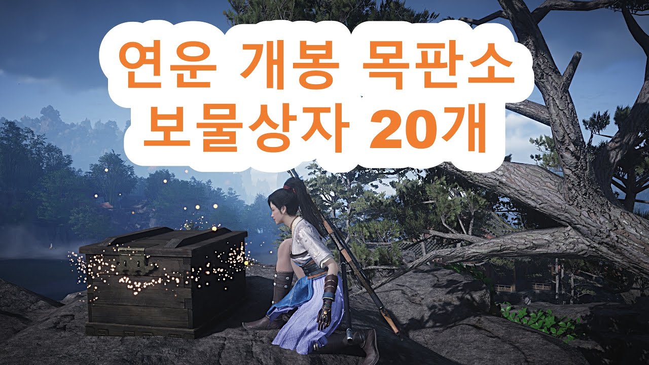 연운 개봉 목판소 보물상자 20개