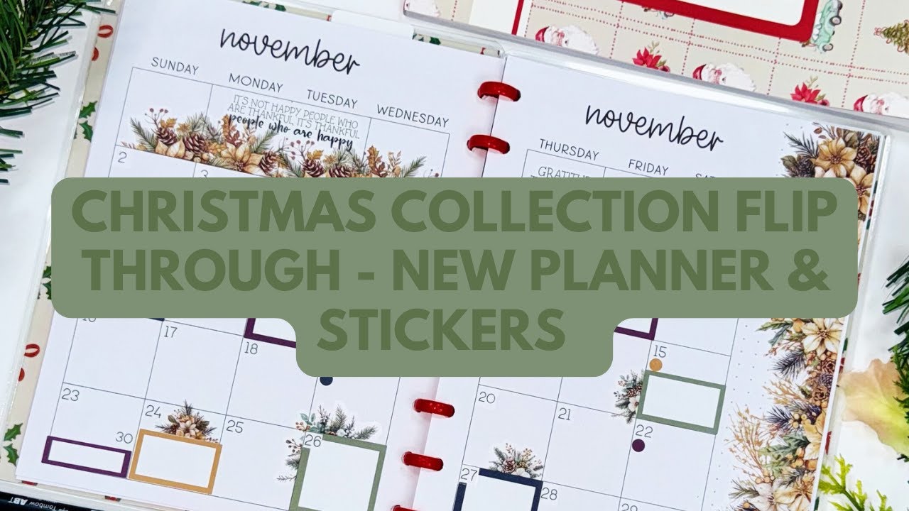 🎄 Kell of a Plan Christmas Collection 2025 | New Christmas Planner + Sticker Books Vol. 5!