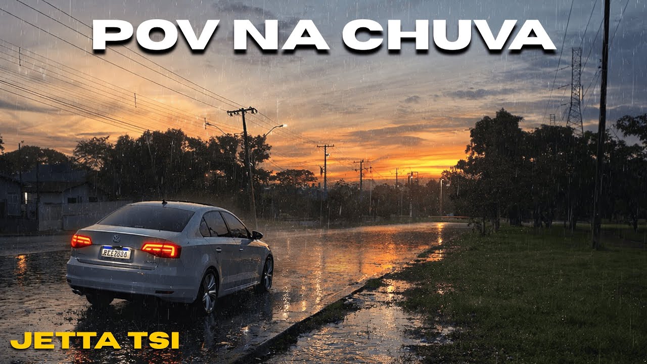 POV JETTA TSI NA CHUVA, DESLIZANDO TUDO NA CHUVA!!