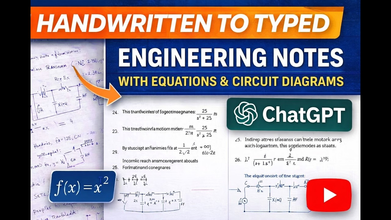 Handwritten to Typed text with  Equation || Use of ChatGPT for teaching learning || #chatgpt #ai