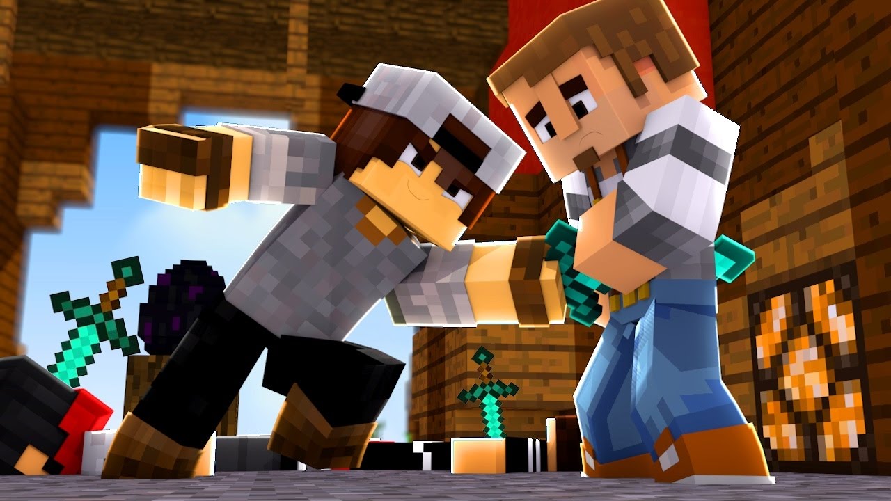 Minecraft: EGG WARS - LEVEI UM TIME DE 3 SOZINHO!