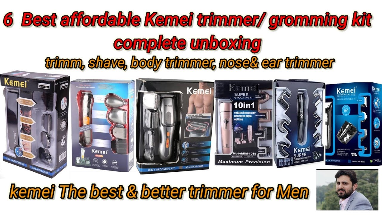 Best Mens Trimmer or Grooming kits KEMEI ORIGNAL UNBOXING