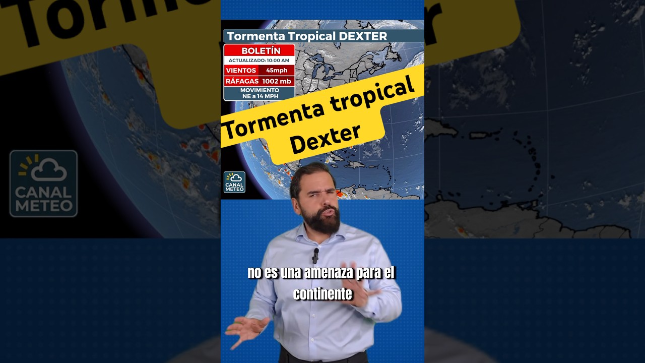 Se forma la tormenta tropical Dexter en el este de EEUU #Dexter #tormentatropical #fyp