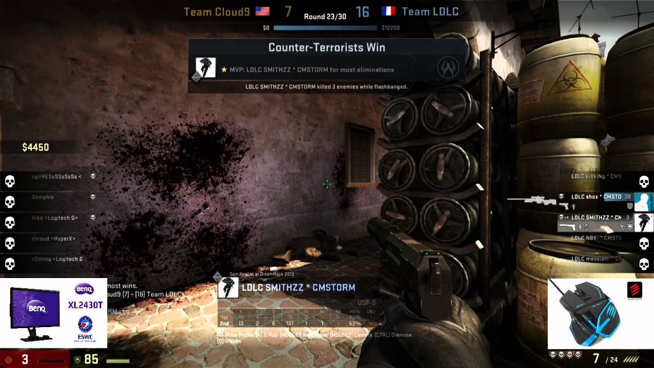 SmithZz sick 4K against Cloud9 ESWC 14