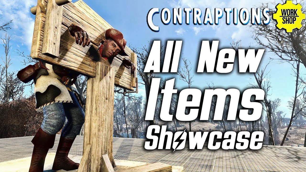 Fallout 4 Contraptions DLC - All New Items Showcase