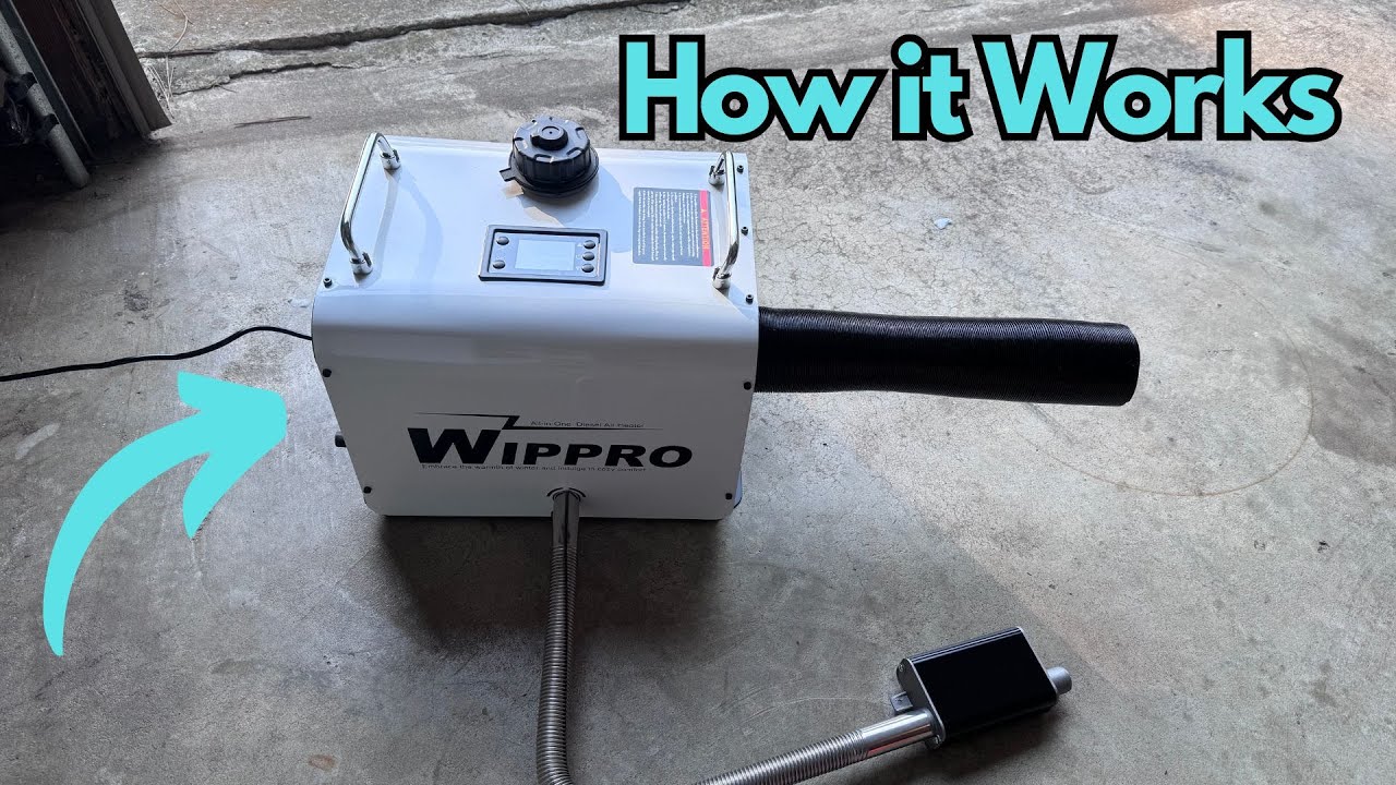 Дизельный обогреватель WIPPRO &mdash; как он работает