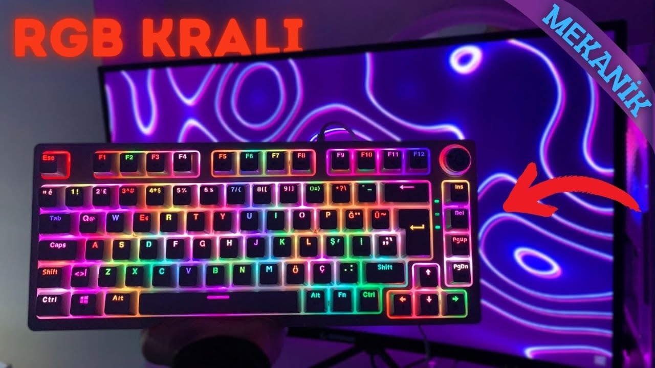 💎 Beyaz ve Şık! Rampage ENIGMA 75 RGB Mekanik Klavye İncelemesi