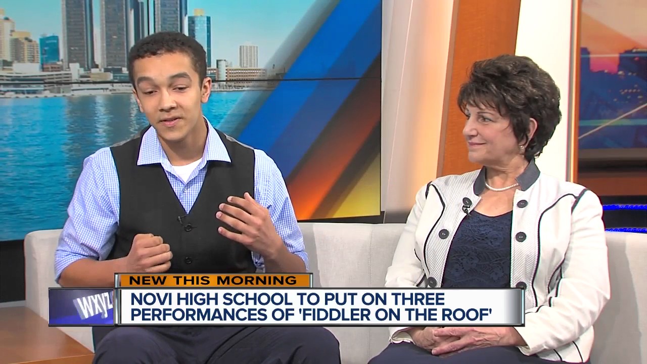 Novi High School performing Fiddler on the Roof