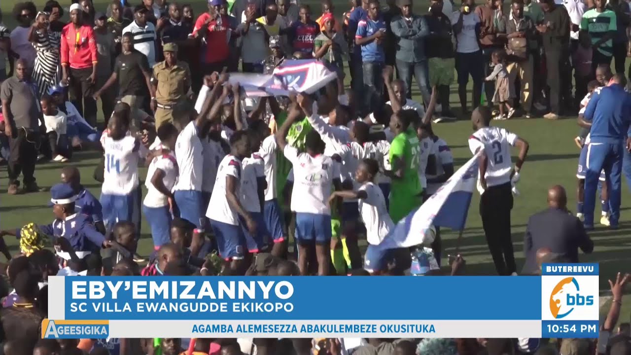 Sc Villa Ewangudde Ekikopo kya Liigi ya Uganda, Katikkiro Y’omu Kubalabye Omupiira Guno