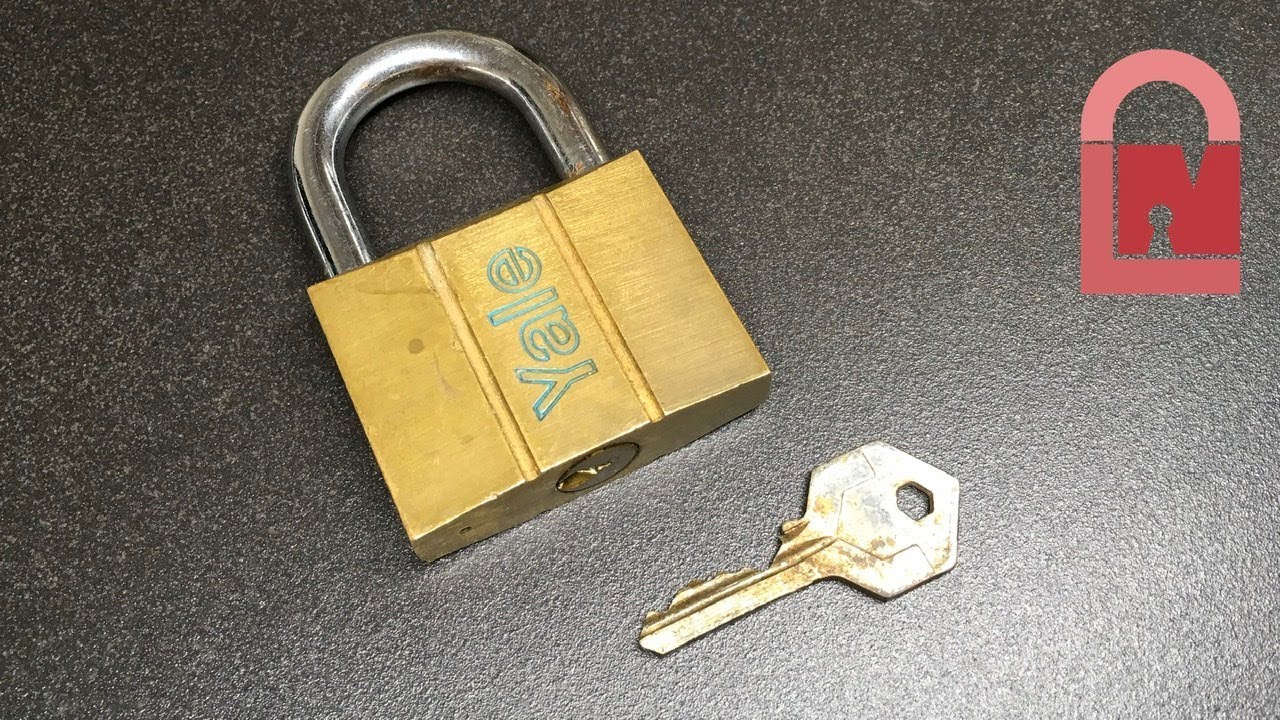 Yale V140/60 Padlock Picked