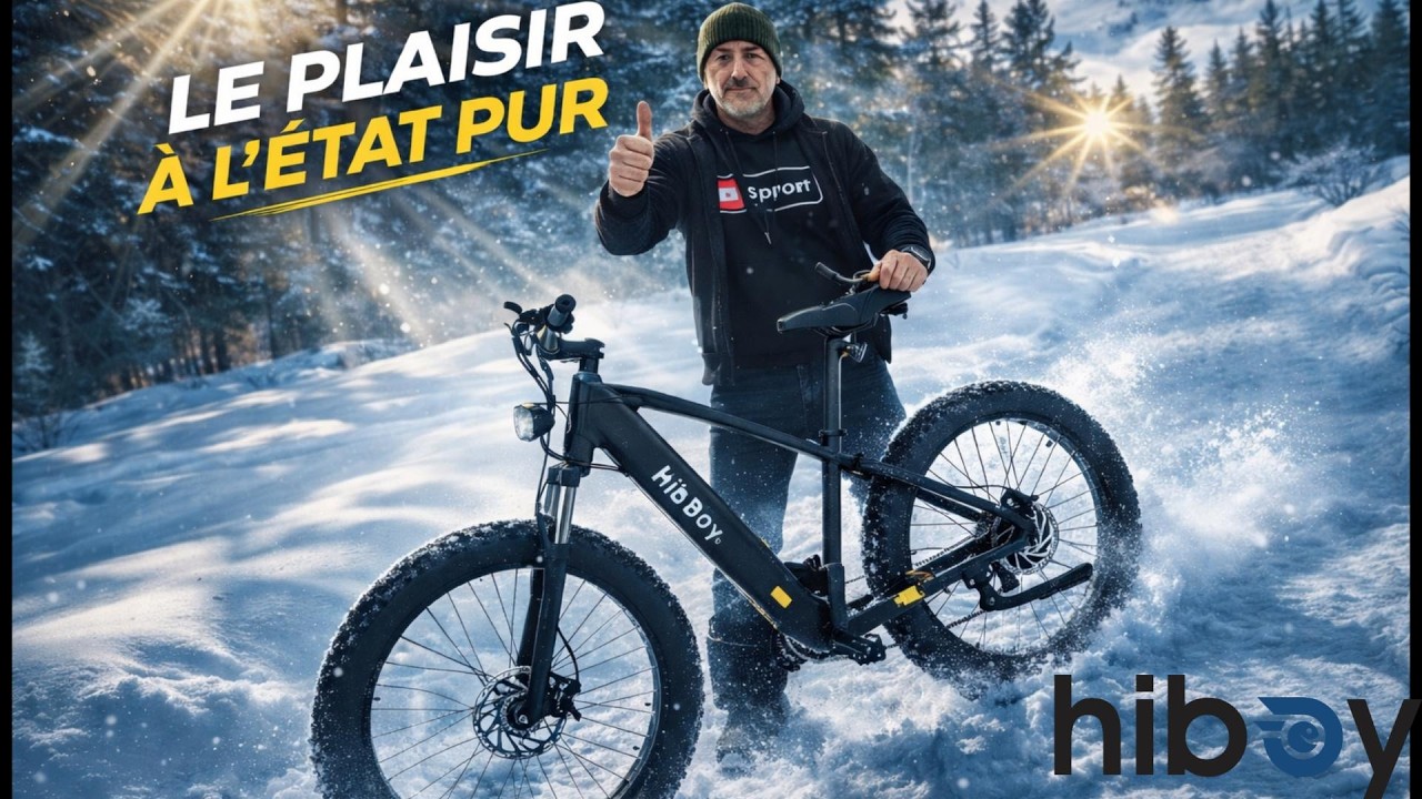 On attend pas l'été pour faire du sport avec le vélo HIBOY P6 !  #hiboy #véloélectrique #hiboyp6