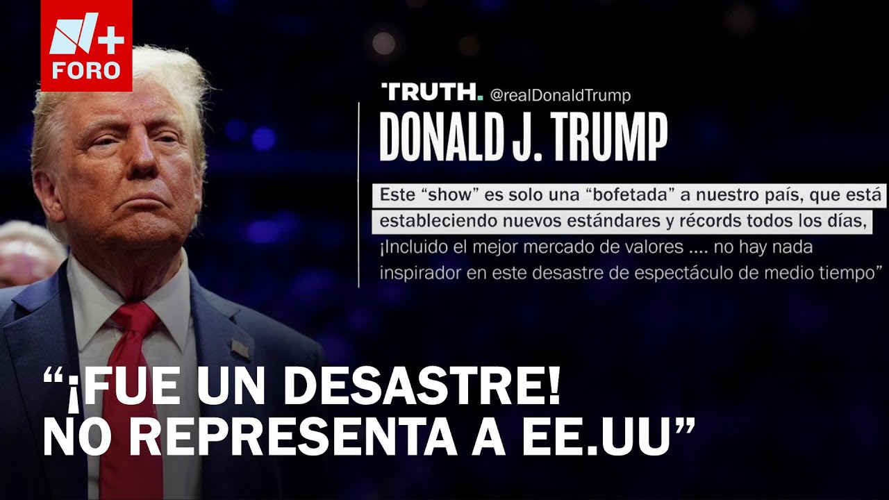 Donald Trump arremete contra el show de medio tiempo del Super Bowl
