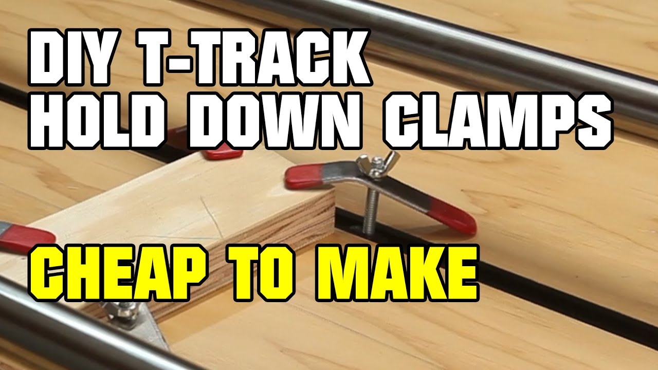 DIY T-Track Hold Down Clamps using Plasti Dip *With CC Commentary*