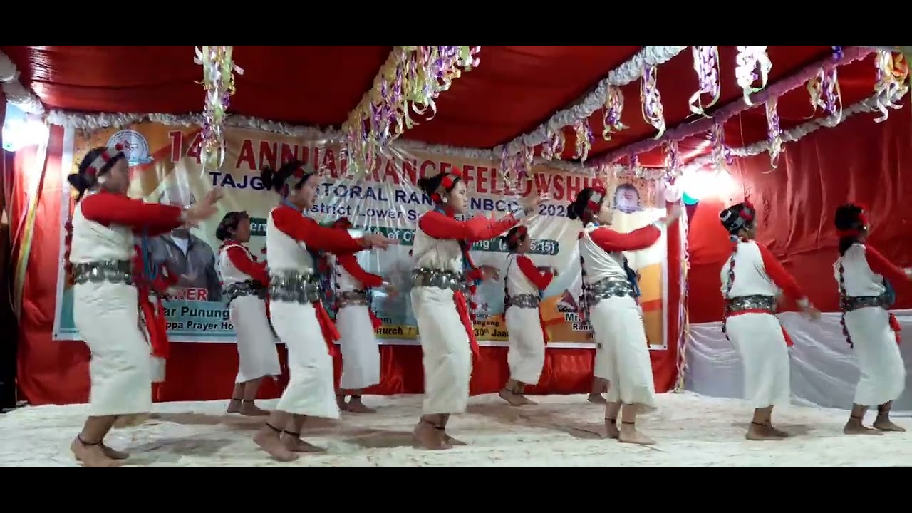 Nyishi Christian Gospel Song//Female group dance by Tajgi Baptist Church 