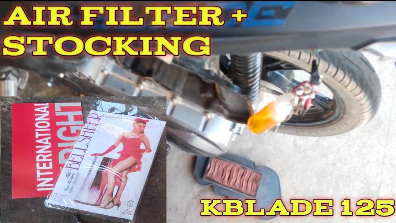 kblade 125 air filter+stocking tips