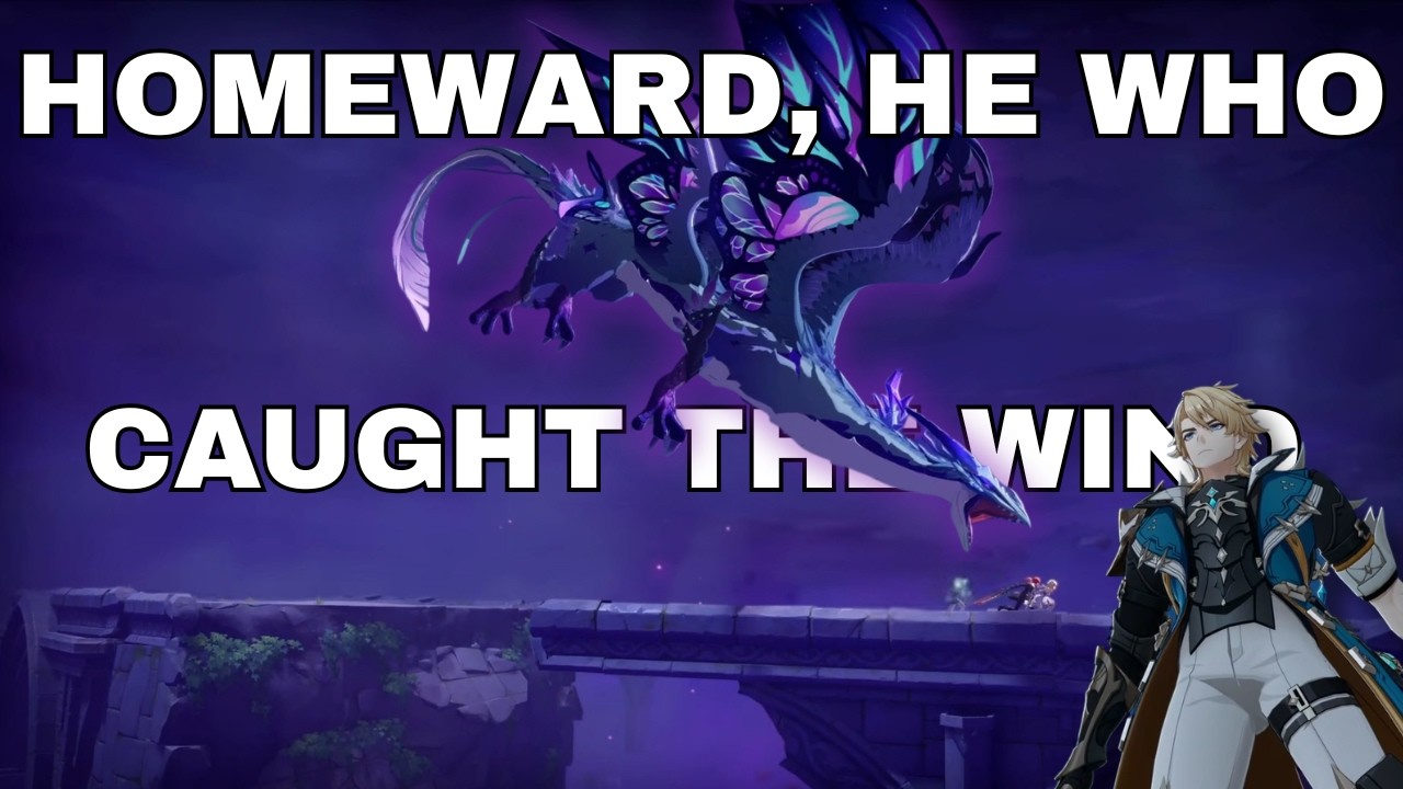 Varka Defeats Dvalin: Homeward, He Who Caught the Wind Event Cutscene (Genshin Impact)