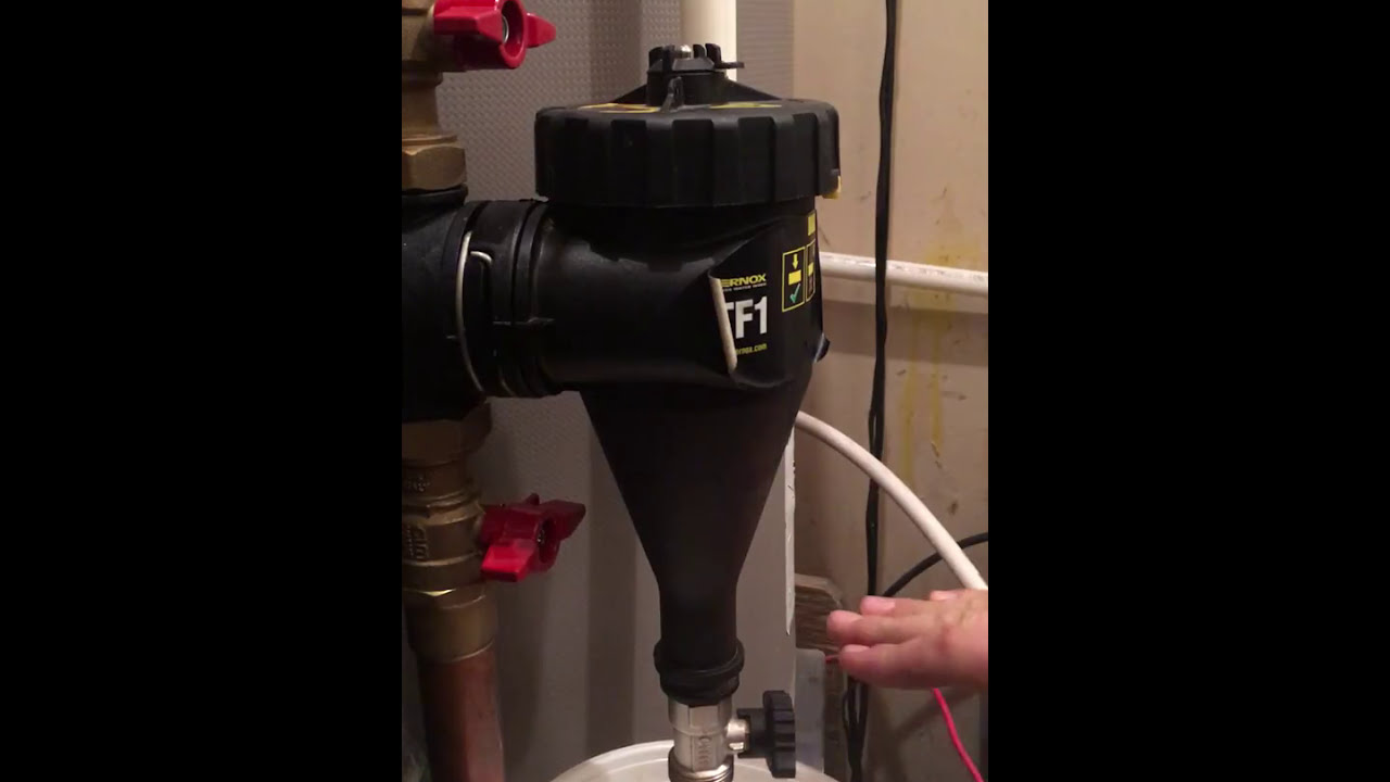 Cleaning a Fernox TF1 magnetic filter