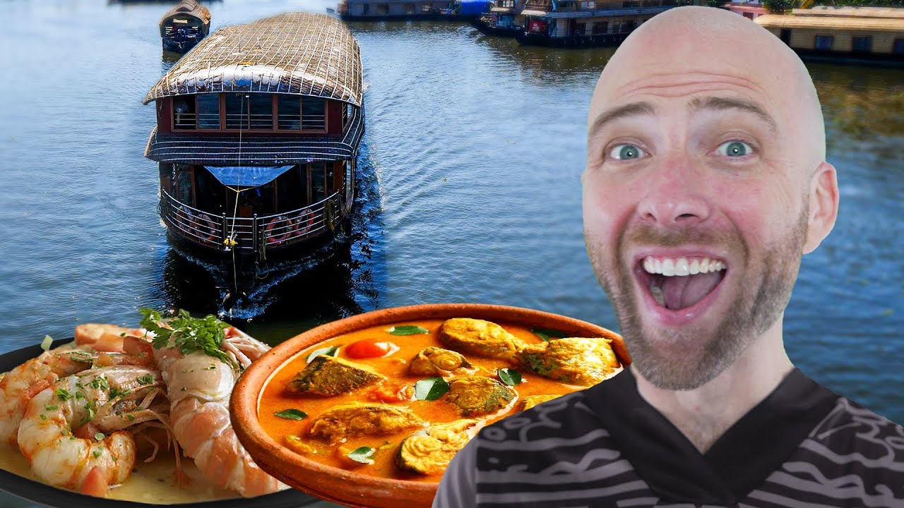 24 Hours in Allepey, Kerala, India! (Full Documentary) Kerala Seafood Food in Alappuzha!