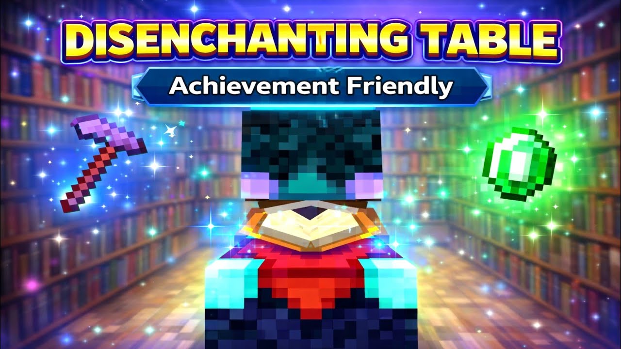 🔥Disenchanting Table - Java Mod Like  Addon For MCPE/MCBE/Windows 1.26.1/1.21.10