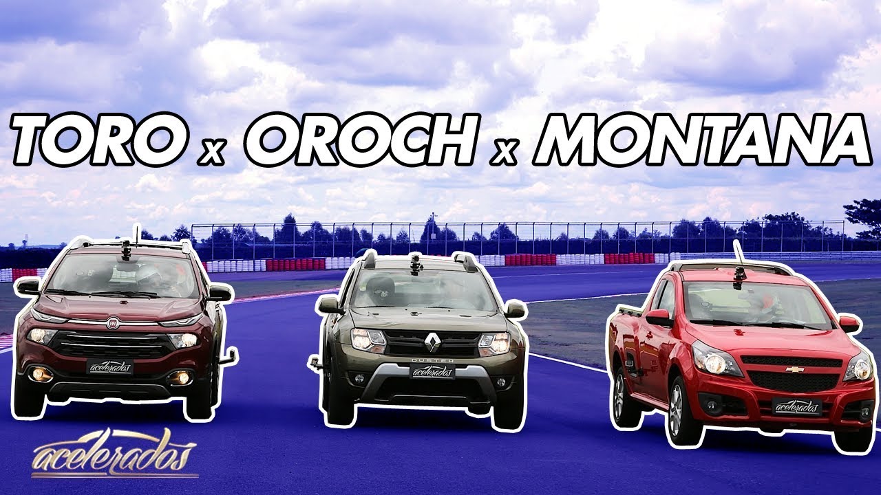 FIAT TORO X RENAULT DUSTER OROCH X GM MONTANA - VOLTA RÁPIDA COM RUBENS BARRICHELLO #64 | ACELERADOS