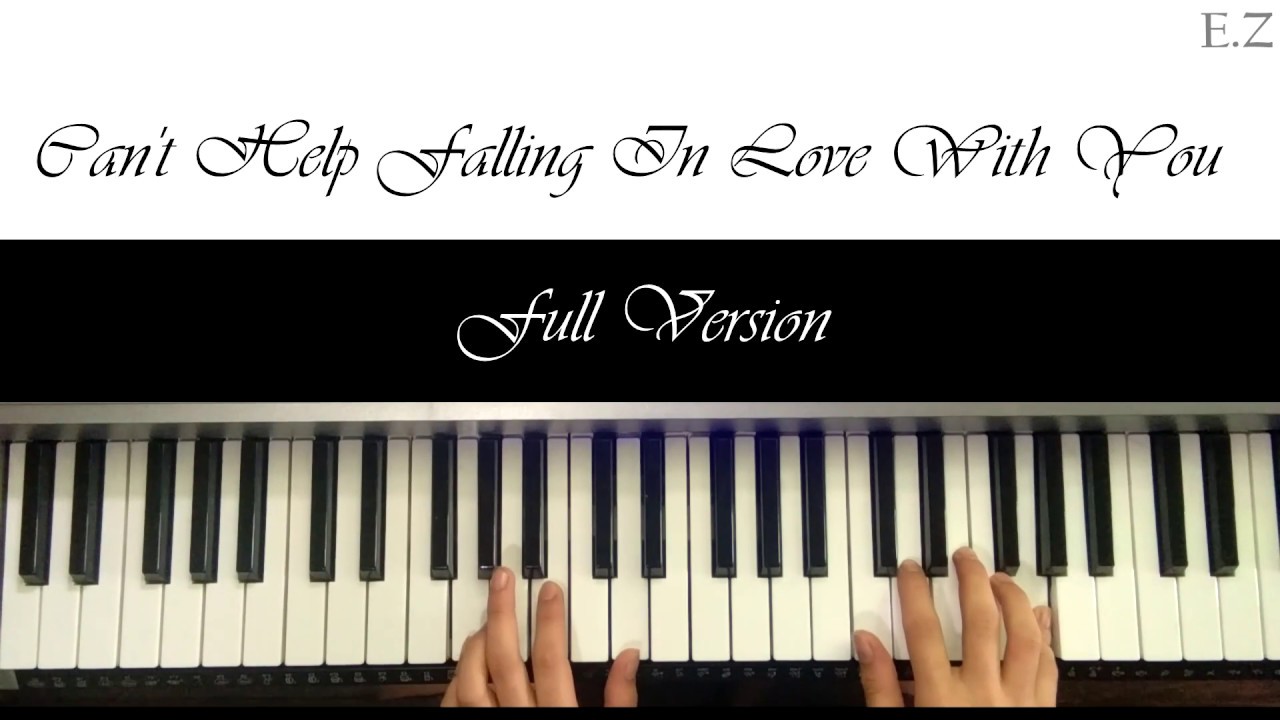 Can't Help Falling In Love With You - Piano Tutorial (Beginner)