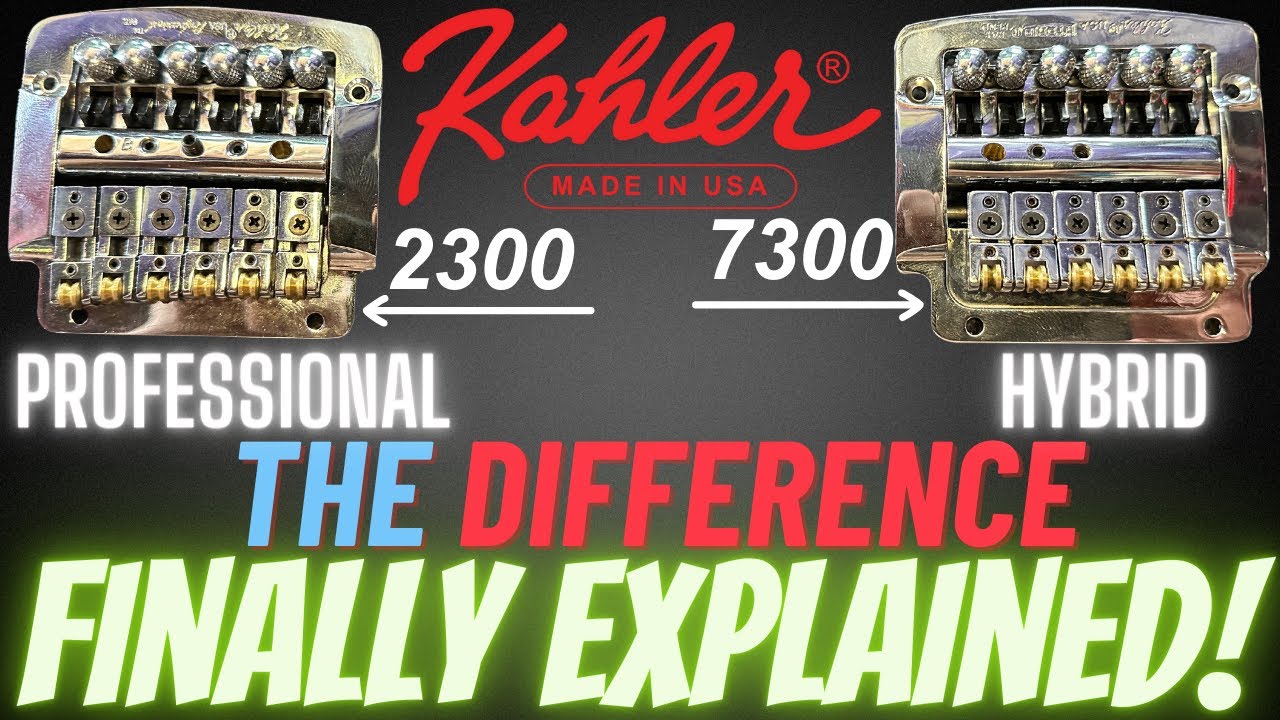 В чем разница между сериями Kahler Hybrid и Professional