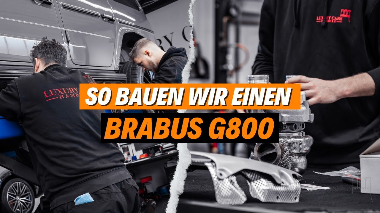 Mercedes G-Klasse verwandelt in einen BRABUS G800 – Extremes Tuning! 🔥Luxury Cars Hamburg