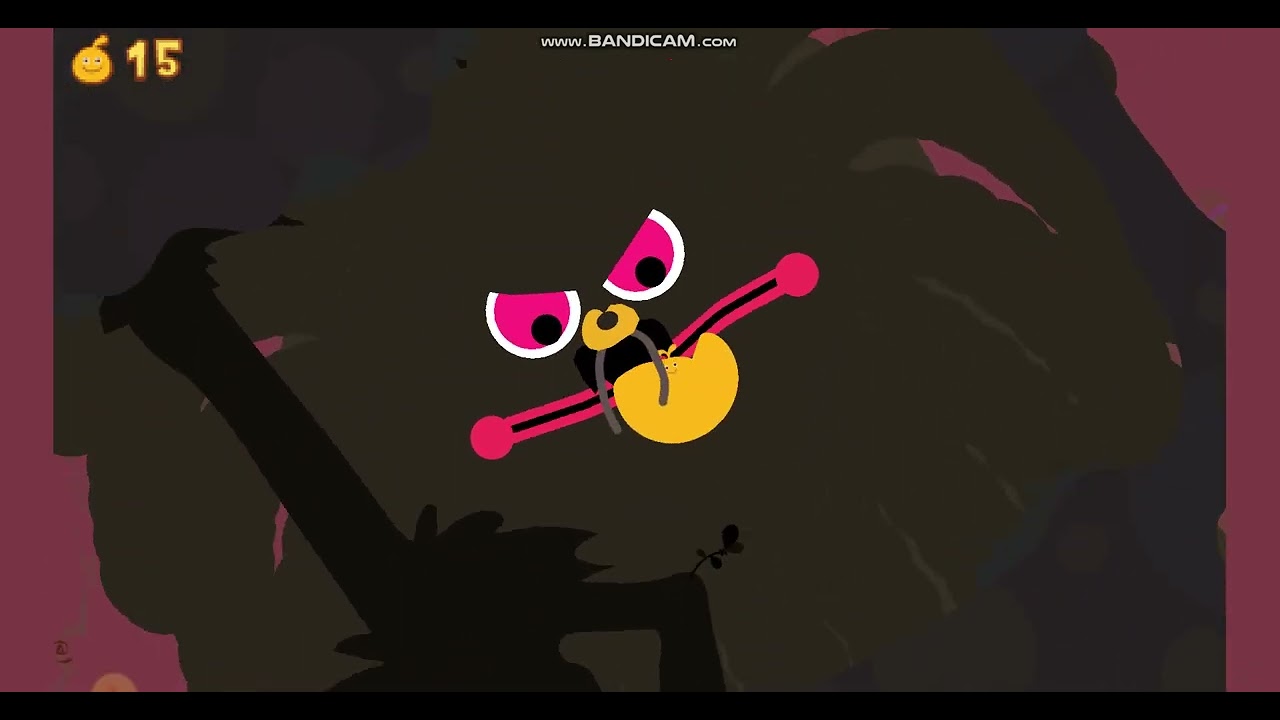 Locoroco 2 - Battle with Mutated Bonmucho - 20 Locorocos