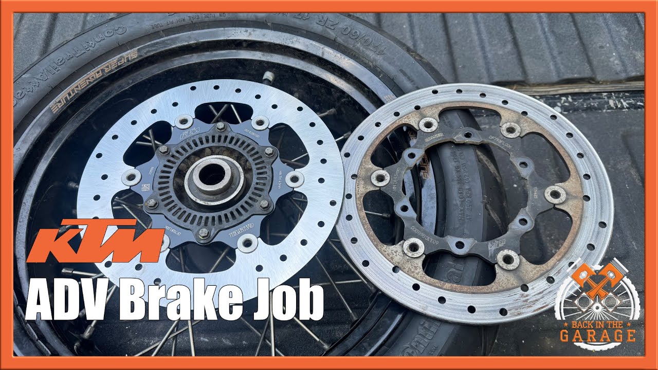 KTM Adventure Bike Rear Brake Service 1090 1190 1290 | Back in the Garage