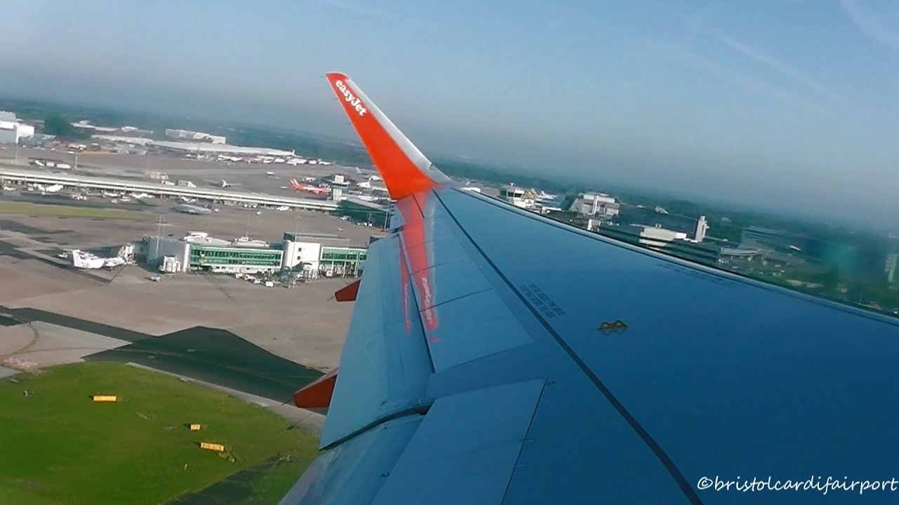 easyJet Airbus A320 Sharklets G-EZWJ - Manchester to Amsterdam Schiphol *Full Flight*