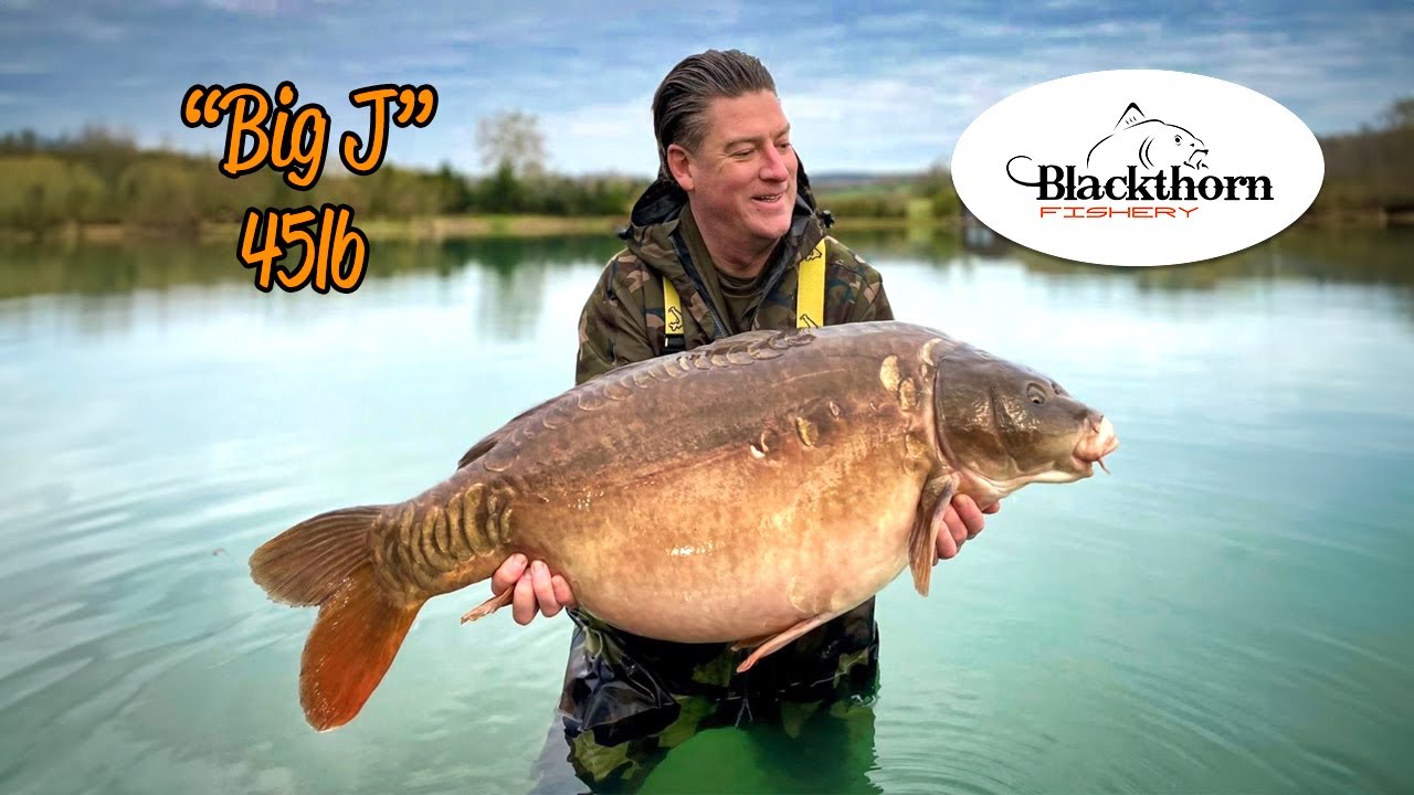 Blackthorn Fishery &ldquo;Big J&rdquo; at 45lb, Matty Bullas Carp Angler - Subscribe For More Catches & Content.