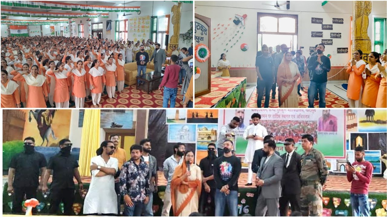 # मिशन_प्रहार के संस्थापक  #ग्रैंडमास्टर_शिफूजी_शौर्य_भारद्वाज का छात्राओं से संवाद