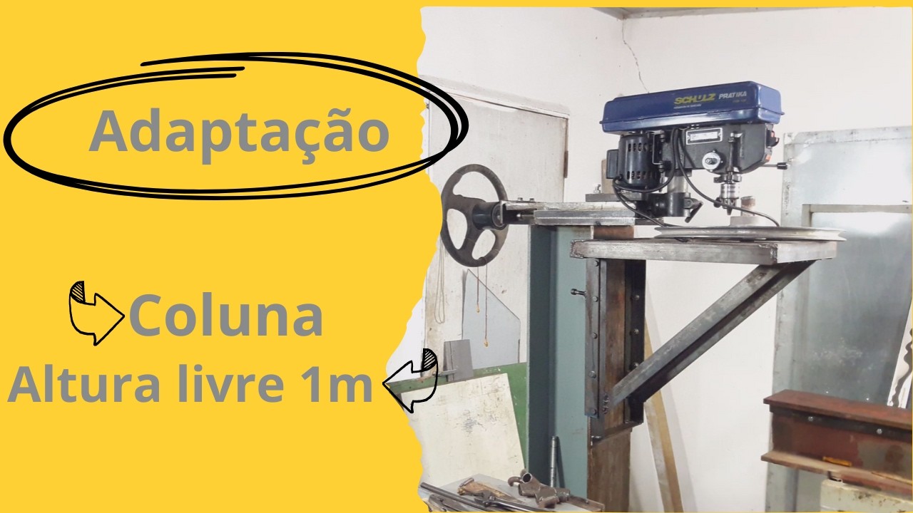 Manutenção do meu carro,e projeto da furadeira de bancada!(coluna)