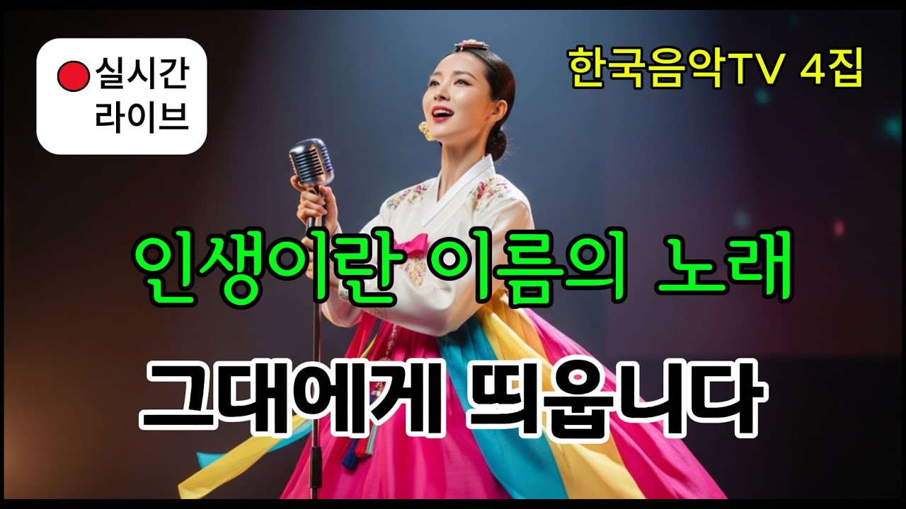 🔴 실시간ㅣ위로의 길, 함께 걷는 노래ㅣ한국음악TV 4집ㅣK-trotㅣ라이브